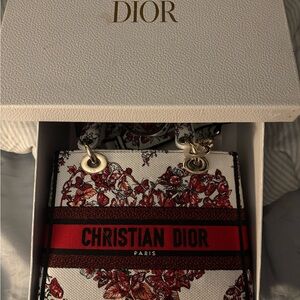 Christian Dior Floral Tote Bag